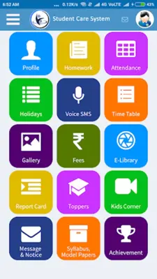 Student Care System android App screenshot 1